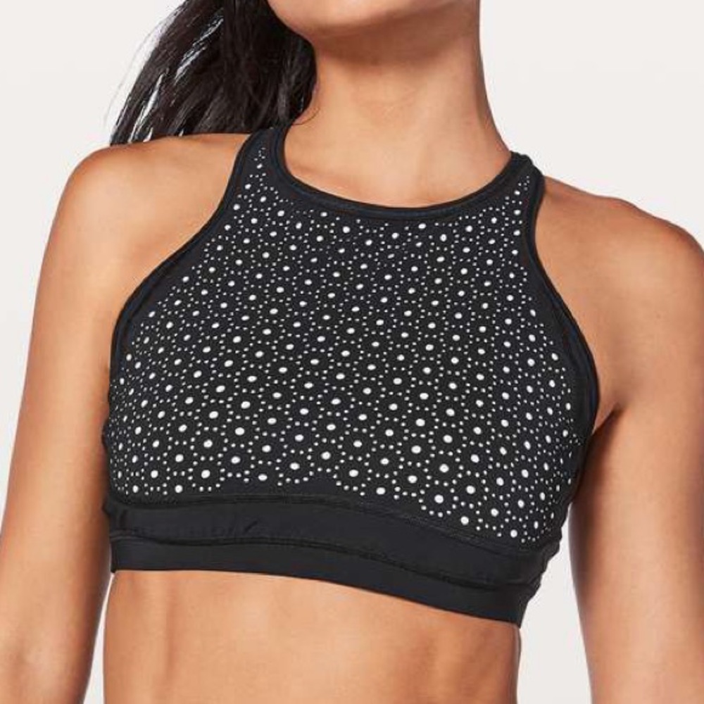 Lululemon Athletica | Colour Me Quick Sports Bra | Black & White